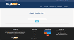 Desktop Screenshot of buyasli.com